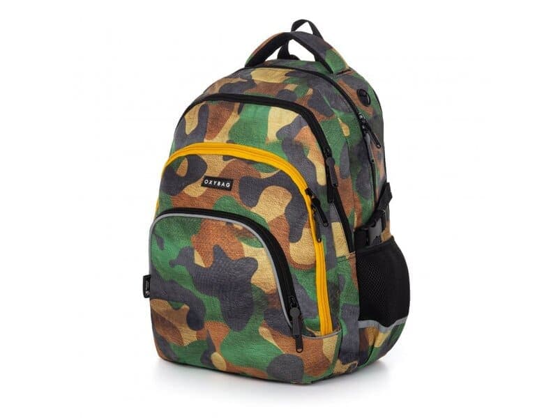Oxybag Studentský batoh OXY SCOOLER Camo