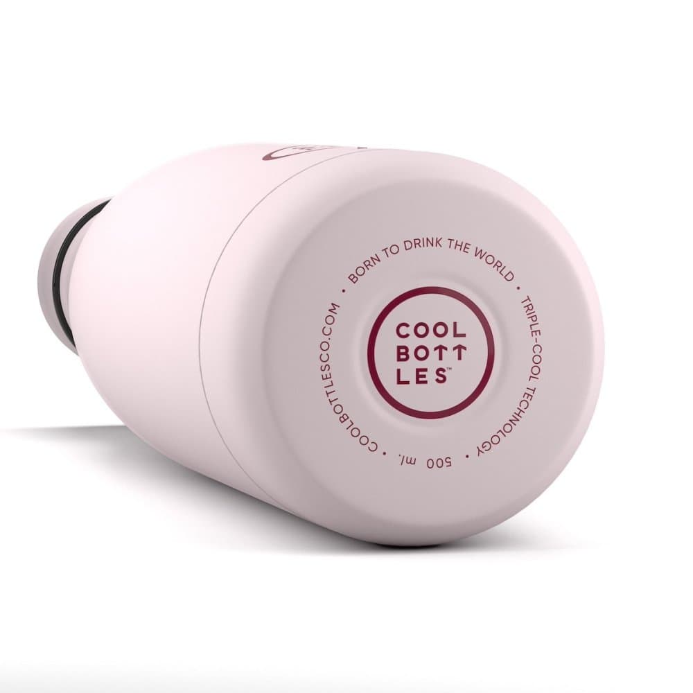Nerezová termolahev COOL BOTTLES Pastel Pink třívrstvá 500ml NEW - náhled 3