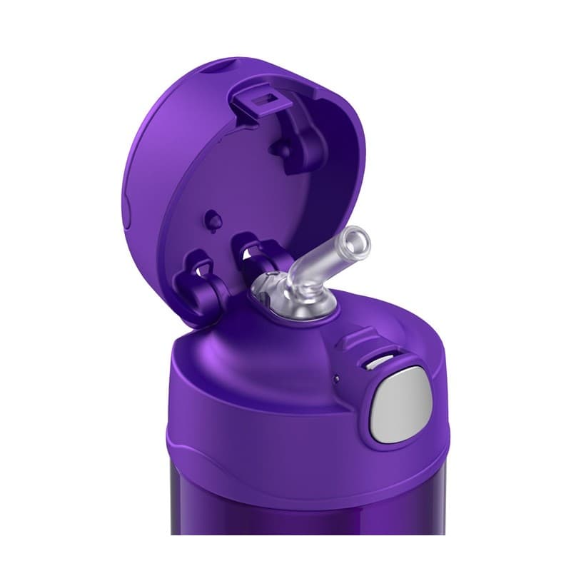 Thermos Funtainer dětská termoska s brčkem 355 ml - květy - náhled 2