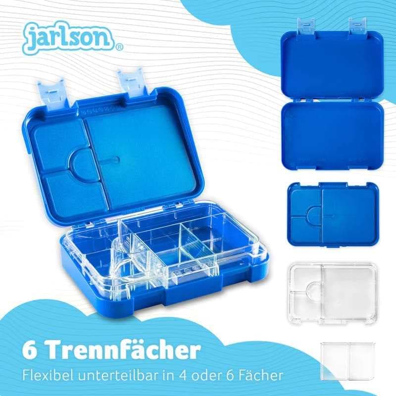 Box na svačinu JARLSON TONI Modrý - 6 přihrádek - náhled 2