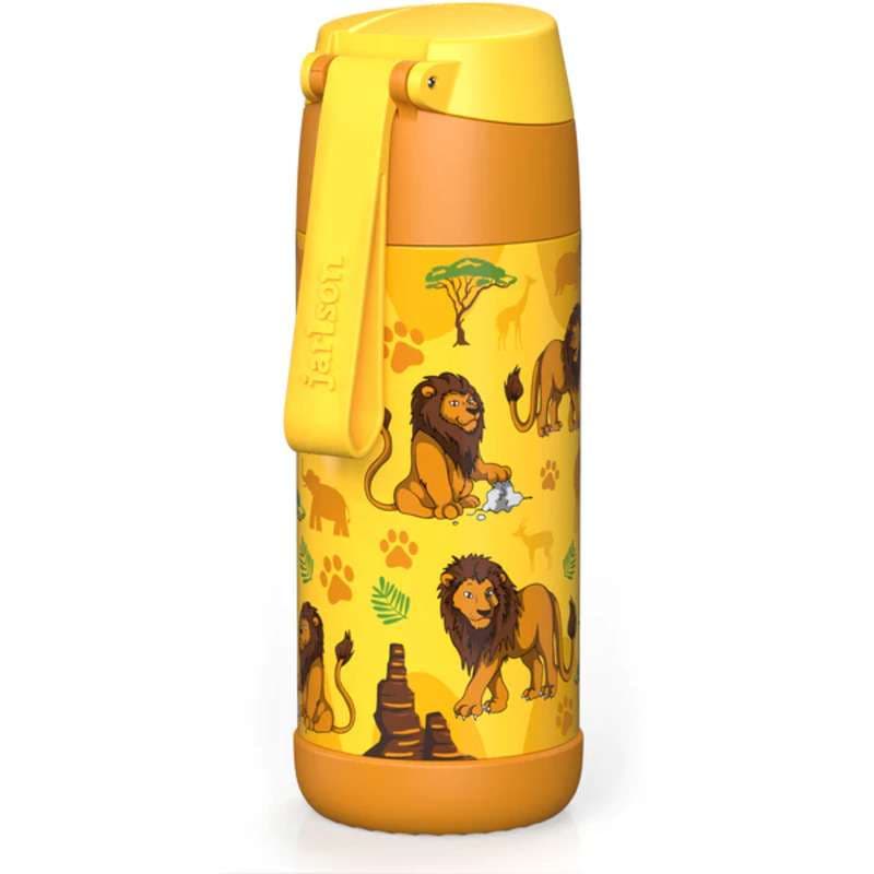 Dětská nerezová termoláhev s brčkem JARLSON CHARLI Lev 350 ml - náhled 2