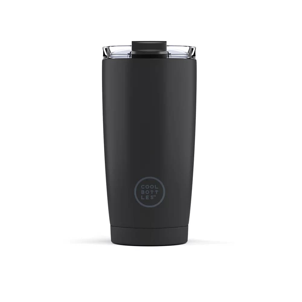 Nerezový termohrnek COOL BOTTLES Mono Black třívrstvý 550ml