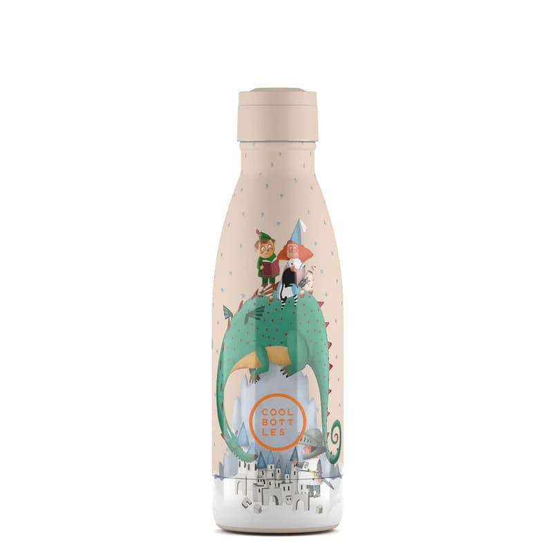 Dětská nerezová termolahev COOL BOTTLES Kids Dragon Dreams třívrstvá 350ml NEW - náhled 3