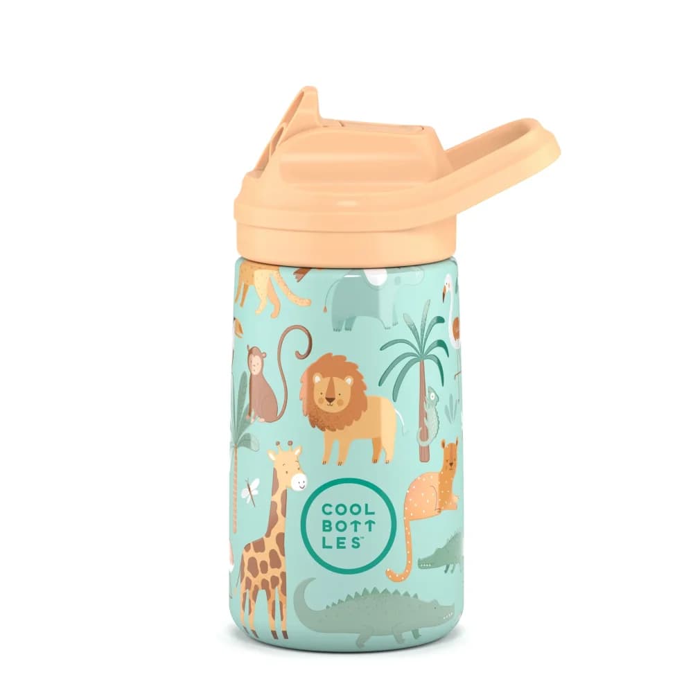 Dětská nerezová termoláhev COOL BOTTLES Kiddie Wild Crew 350 ml 3D - náhled 2