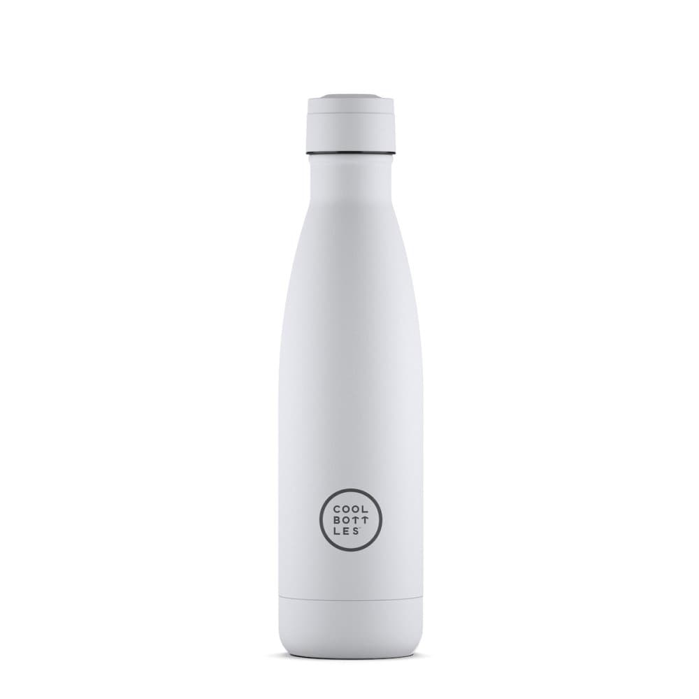 Nerezová termolahev COOL BOTTLES Mono White třívrstvá 500ml