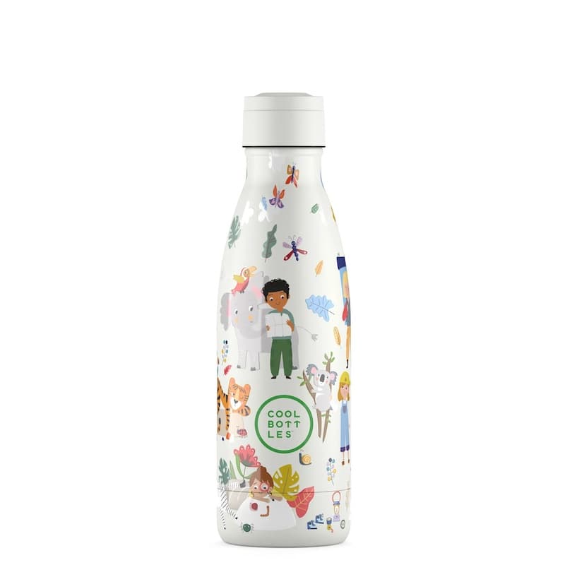 Dětská nerezová termolahev COOL BOTTLES Kids Curious Explorers třívrstvá 350ml NEW - náhled 3