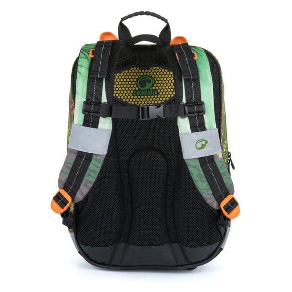 Školní batoh v setu pro prvňáčky BAGMASTER ALFA 21 C GREEN/BLACK - náhled 3