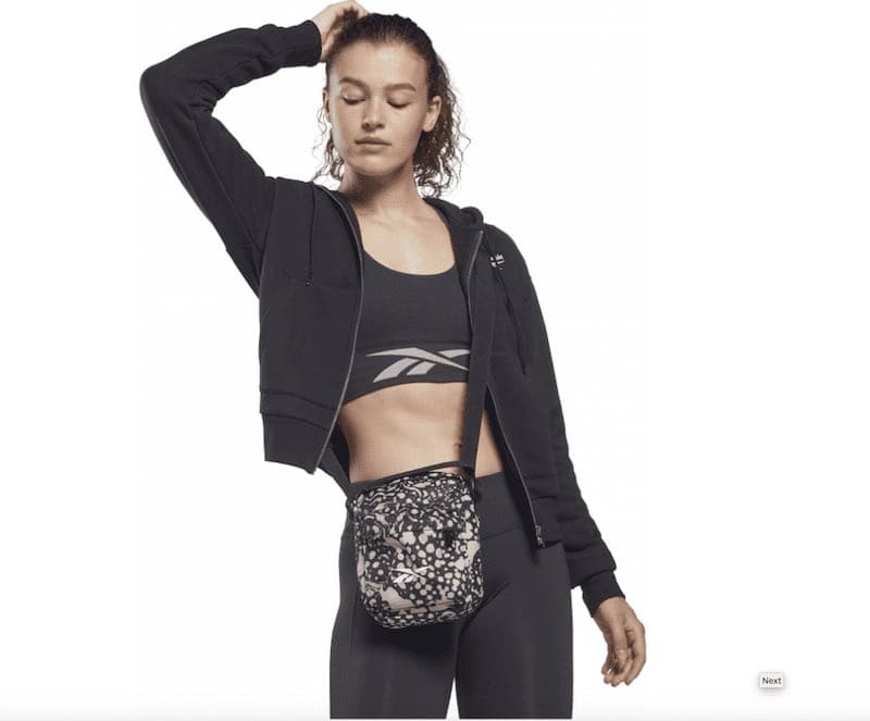 Reebok Crossbody taška Safari City Bag Black - náhled 3