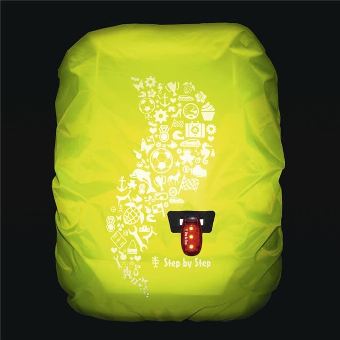 LED blikačka na batoh Step by Step červená - náhled 4