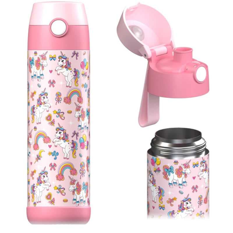 Dětská nerezová termoláhev JARLSON MALI Unicorn 500 ml
