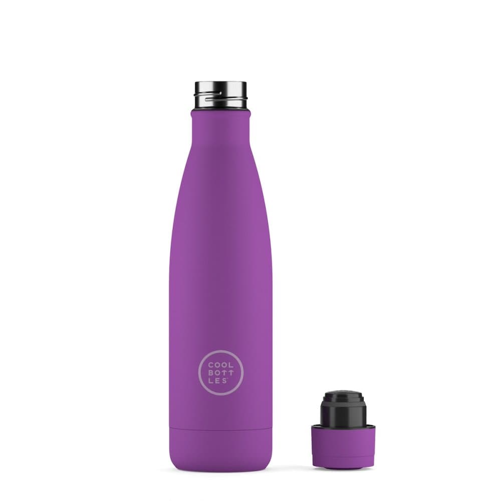 Nerezová termolahev COOL BOTTLES Vivid Violet třívrstvá 500ml NEW - náhled 2
