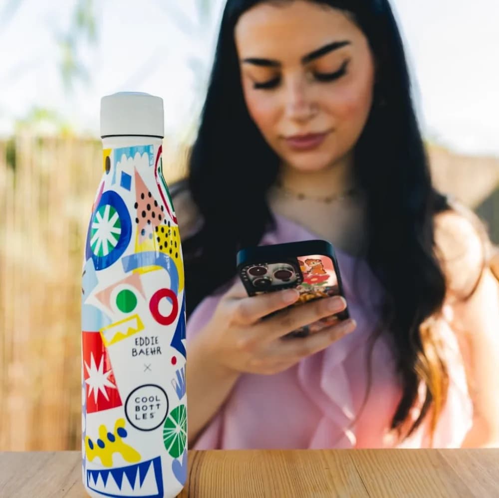 Nerezová termolahev Cool Bottles Xclusive! Electric Garden třívrstvá 500 ml - náhled 5