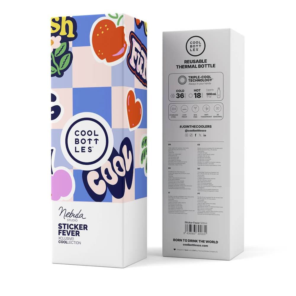 Nerezová termolahev Cool Bottles XClusive! Floral Madness třívrstvá 500 ml - náhled 4